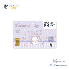 UBS Gold Logam Mulia Sanrio Kuromi Ribbon 1 Gr