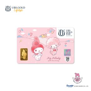 UBS Gold Logam Mulia Sanrio My Melody Music 2 Gr