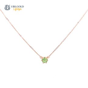 UBS Gold Kalung Emas Birthstone - Kkv15026-10 - 17K - Aug