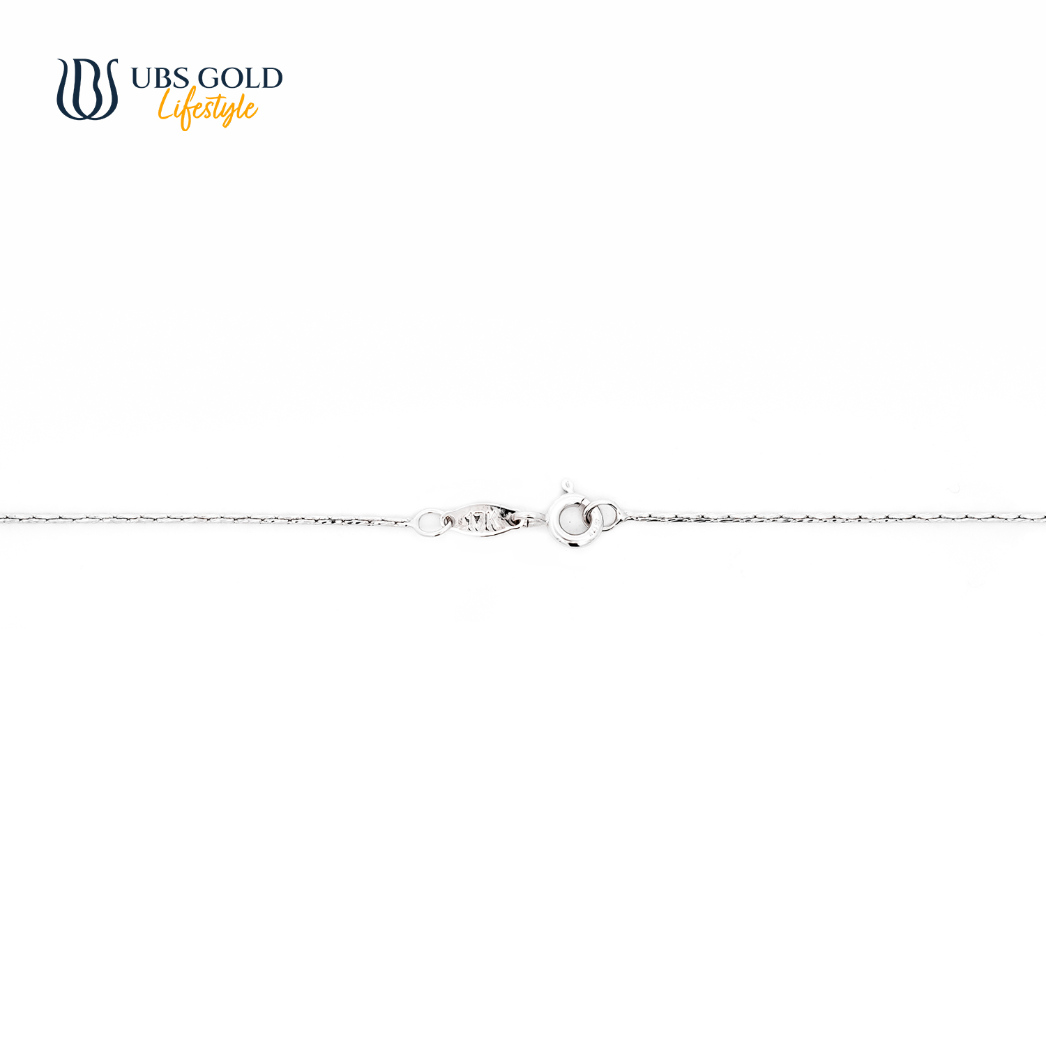 UBS Gold Kalung Emas Birthstone - Kkv15026-10 - 17K - Aug