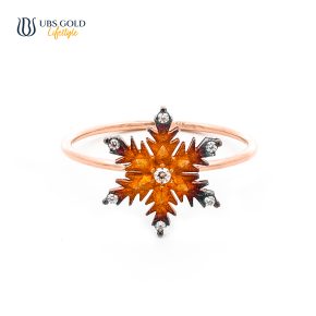 UBS Gold Cincin Emas Audrey - Ksc1235 - 17K