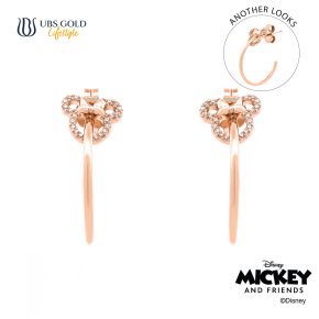 UBS Gold Anting Emas Disney Minnie Mouse - Aay0118 - 17K