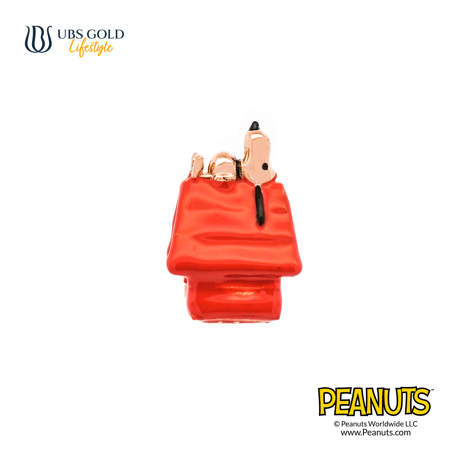 UBS Gold Liontin Emas Peanuts Snoopy Sweetie - C9m0001 - 17K