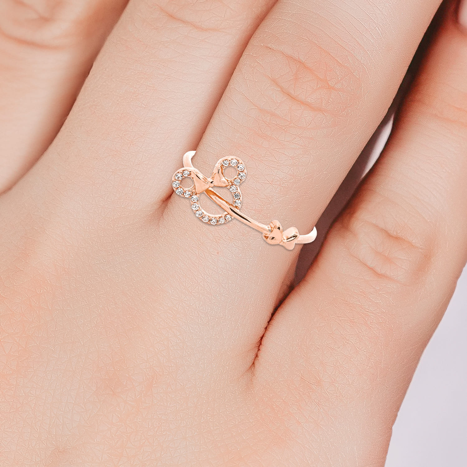 UBS Gold Cincin Emas Disney Minnie Mouse - Ccy0217 - 17K