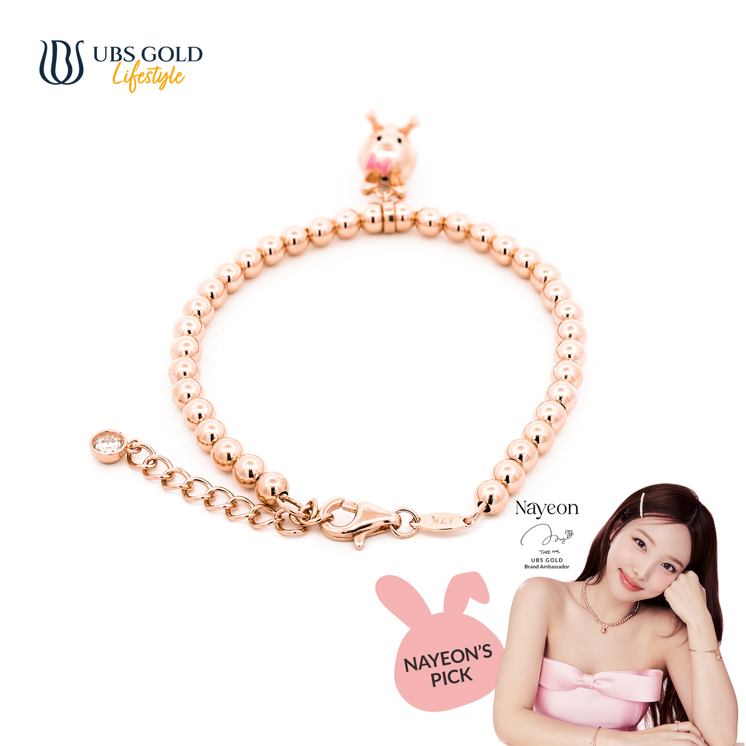 UBS Gold Gelang Emas Ultra Ball Yeonni - Kdg0316 - 17K