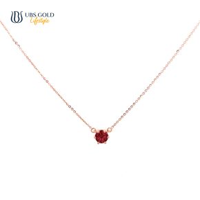UBS Gold Kalung Emas Birthstone - Kkv15026-14 - 17K - Jan