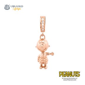 UBS Gold Liontin Emas Peanuts Charlie Brown Sweetie - C9l0003P - 17K