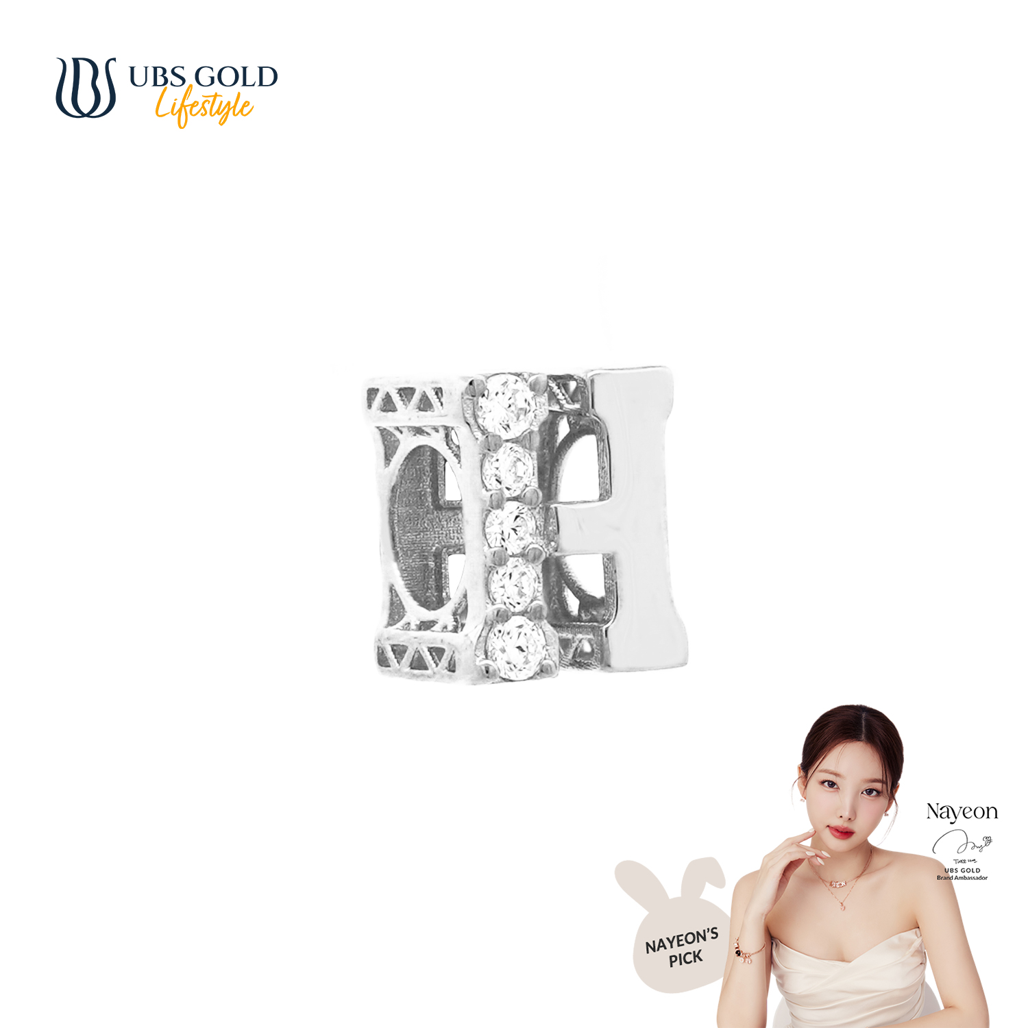 UBS Gold Liontin Emas Charmee H - Cdm0256 - 17K