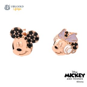 UBS Gold Anting Emas Disney Mickey Minnie Mouse - Cwy0069 - 17K