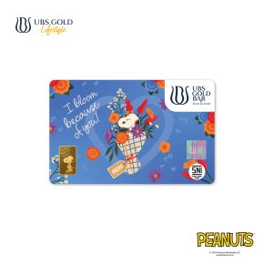UBS Gold Logam Mulia Peanuts Snoopy Bloom 1 Gr