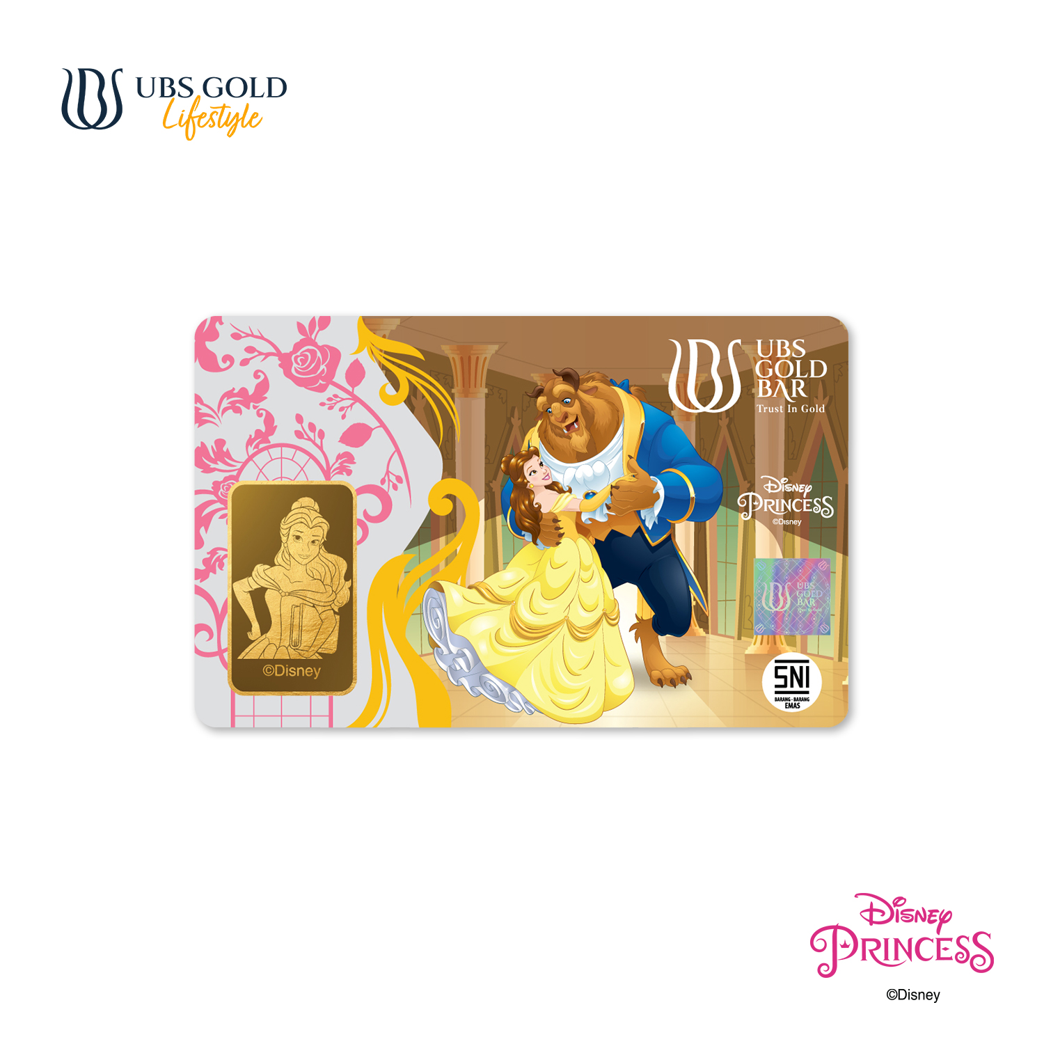 UBS Gold Logam Mulia Disney Belle Dance 5 Gr