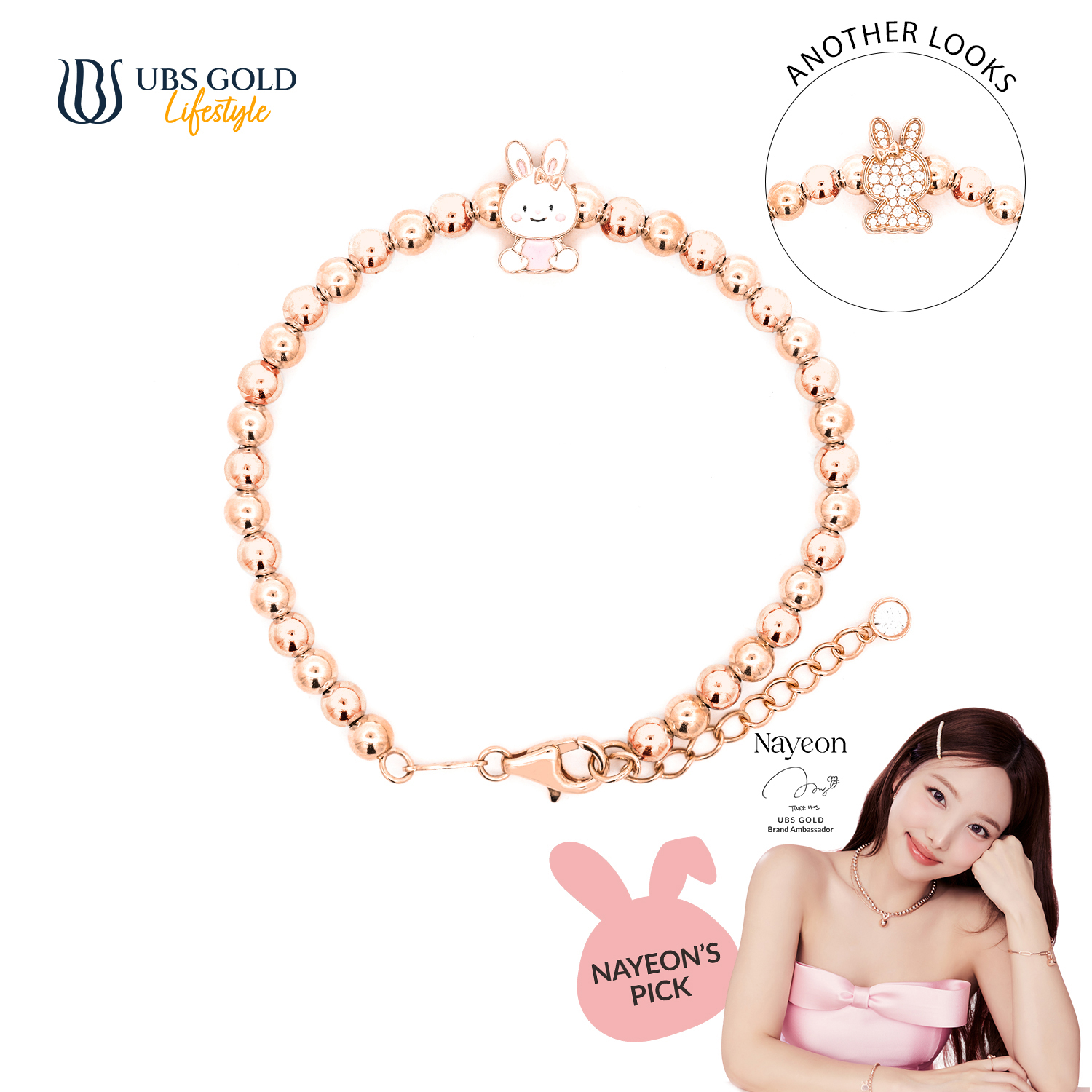 UBS Gold Gelang Emas Ultra Ball Yeonni - Kdg0312 - 17K