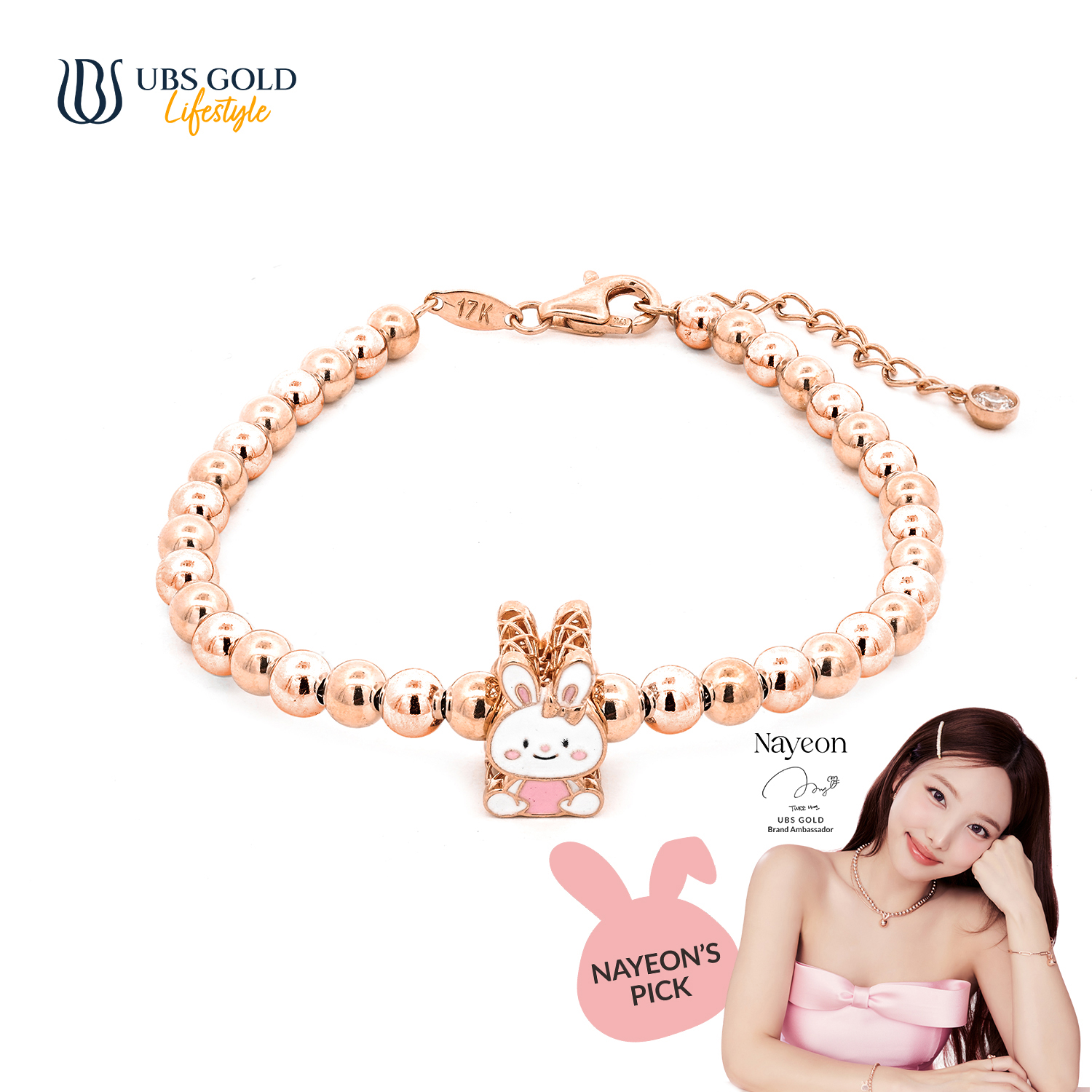 UBS Gold Gelang Emas Ultra Ball Yeonni - Kdg0312 - 17K