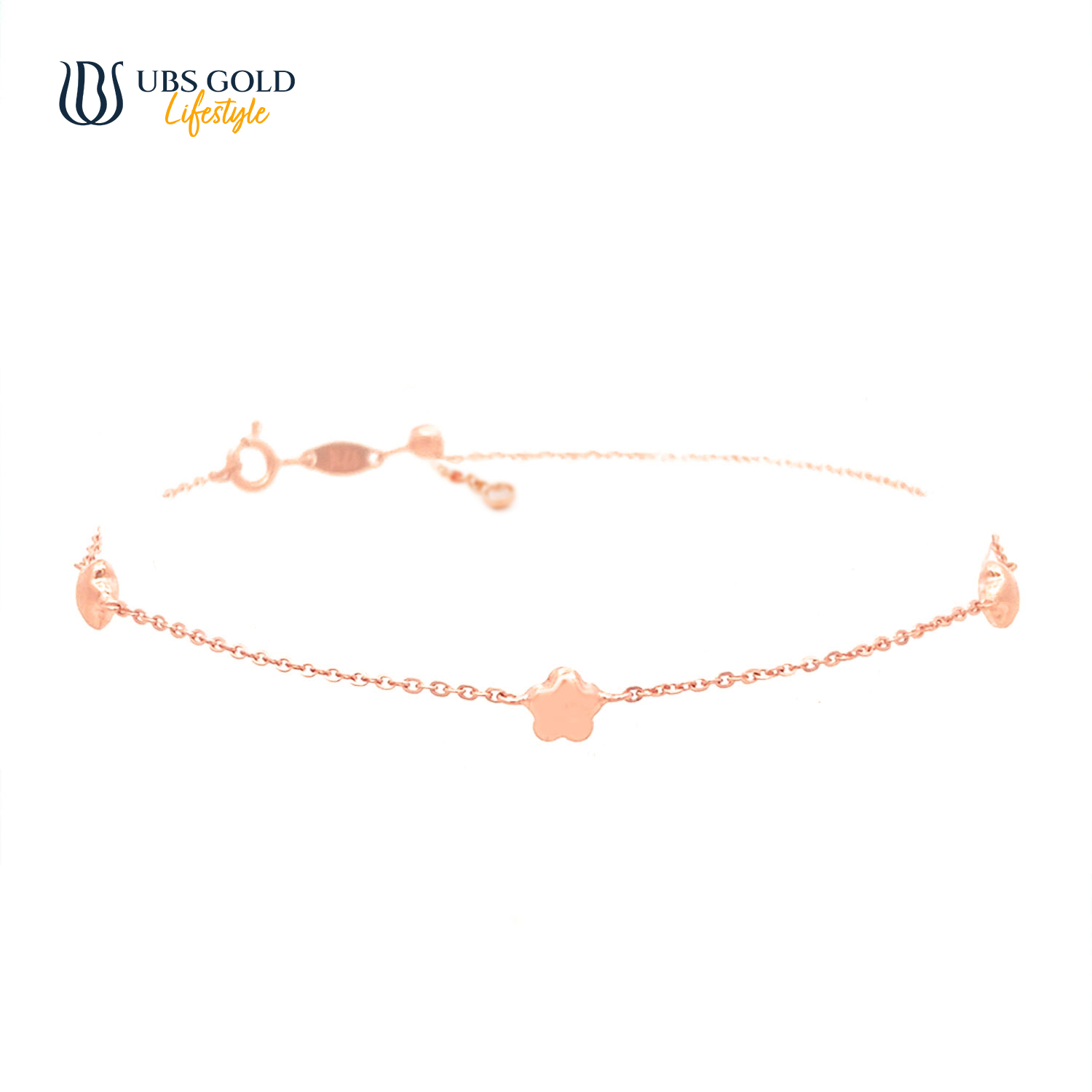UBS Gold Gelang Emas Luna - Kgv7052 - 17K