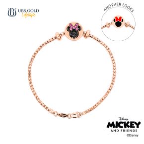UBS Gold - Gelang Emas Disney Minnie Mouse Charmee - 17K - Kgy0159