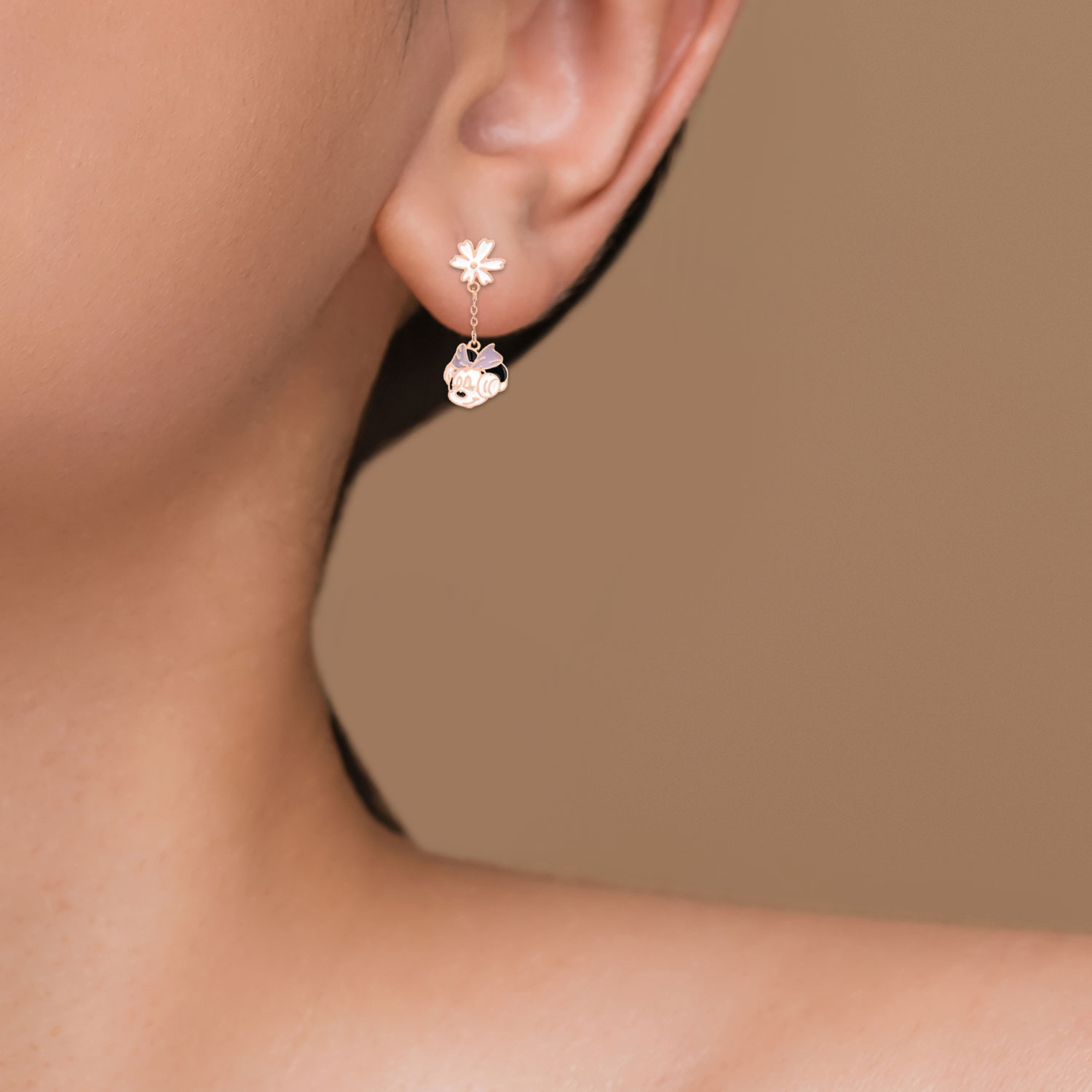 UBS Gold Anting Emas Disney Mickey Minnie Mouse - Kwy0014 - 17K