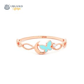 UBS Gold Cincin Emas Millie Molly - Cc17563 - 17K