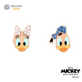 UBS Gold Anting Emas Disney Donald Daisy Duck - Cwy0065 - 17K