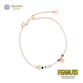 UBS Gold Gelang Emas Peanuts Snoopy Sweetie - K9g0002 - 17K