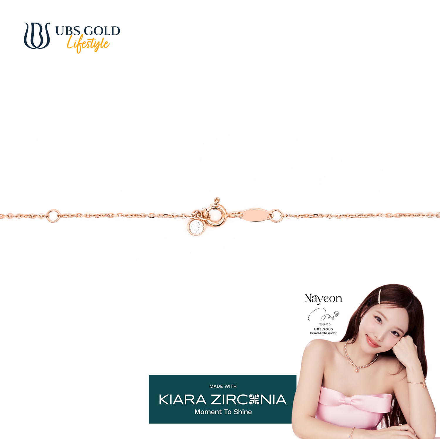 UBS Gold Kalung Emas Yeonni - Ksk1175P - 17K