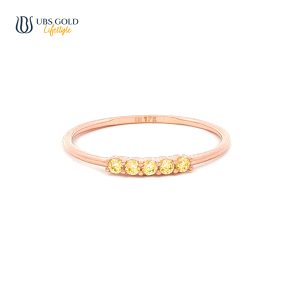 UBS Gold Cincin Emas Birthstone - Cc17552-11 - 17K - Nov