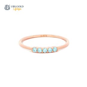 UBS Gold Cincin Emas Birthstone - Cc17552-12 - 17K - Dec