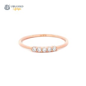 UBS Gold Cincin Emas Birthstone - Cc17552-4 - 17K - Apr