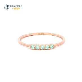 UBS Gold Cincin Emas Birthstone - Cc17552-5 - 17K - May