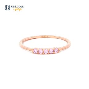 UBS Gold Cincin Emas Birthstone - Cc17552-6 - 17K - Jun