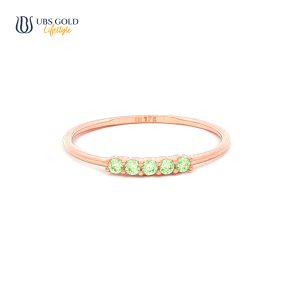 UBS Gold Cincin Emas Birthstone - Cc17552-8 - 17K - Aug