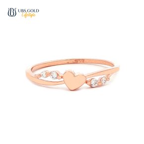 UBS Gold Cincin Emas Millie Molly - Cc17566 - 17K