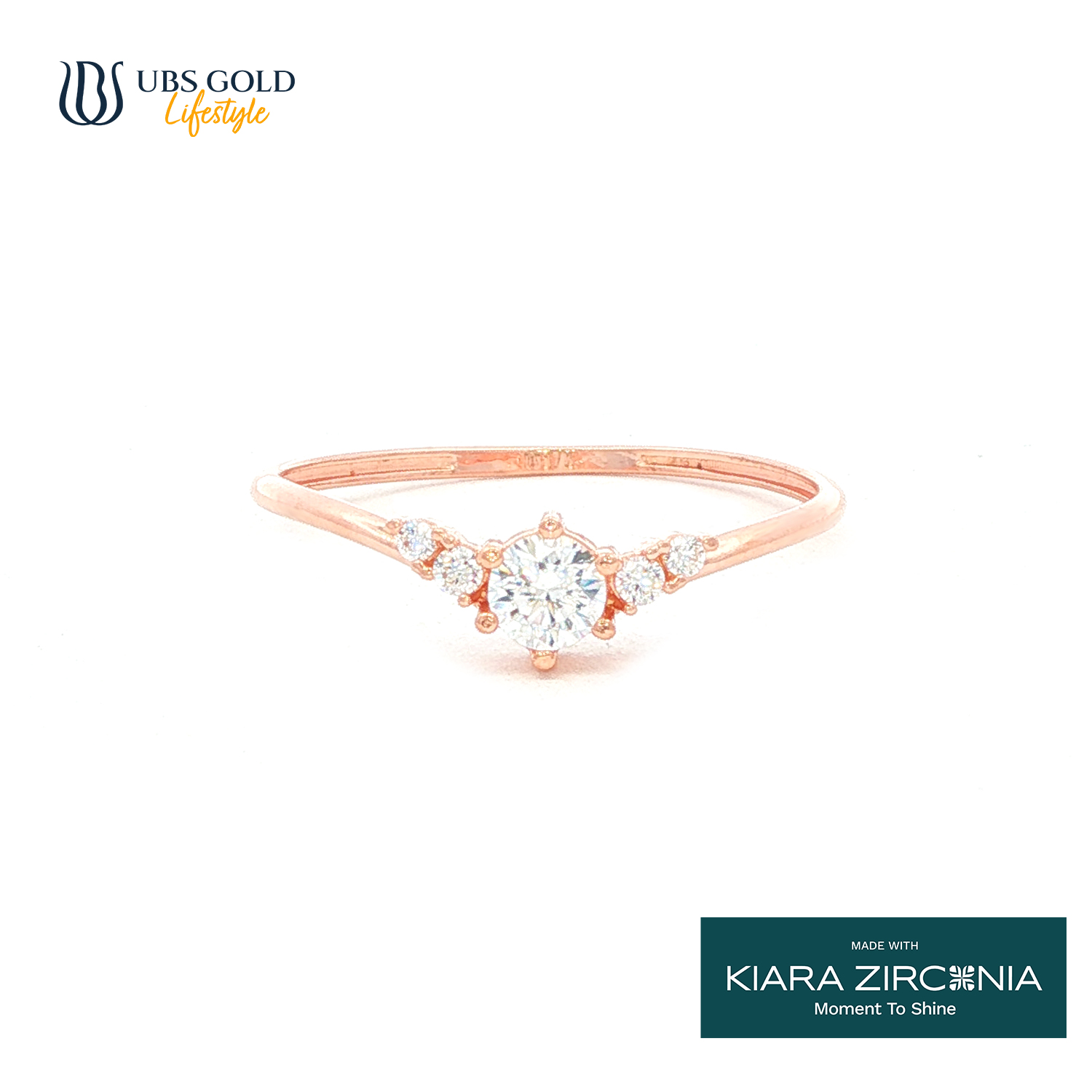 UBS Gold Cincin Emas - Cc17613 - 17K