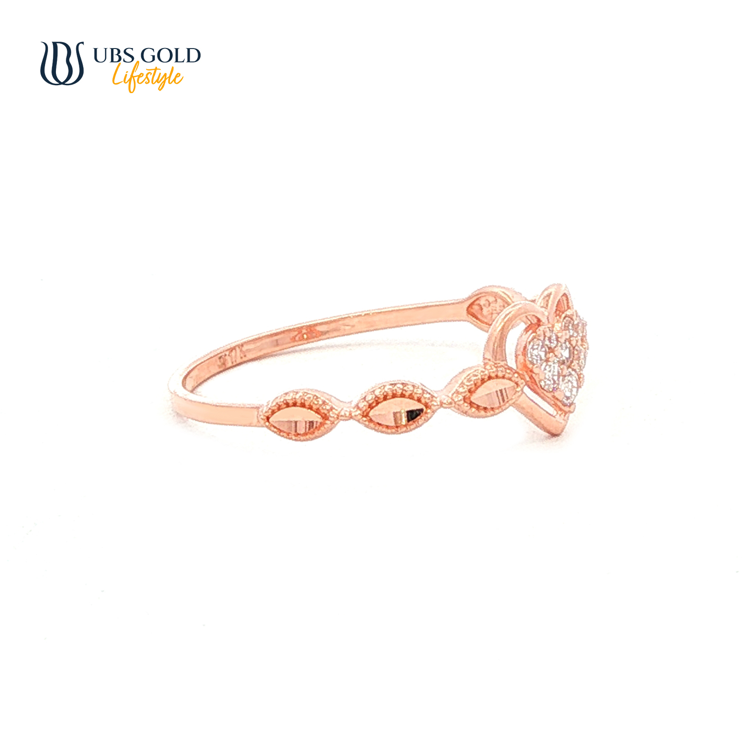 UBS Gold Cincin Emas Millie Molly - Ccs3882 - 17K