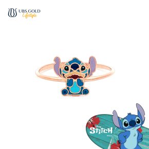 UBS Gold Cincin Emas Disney Stitch - Ccy0223 - 17K