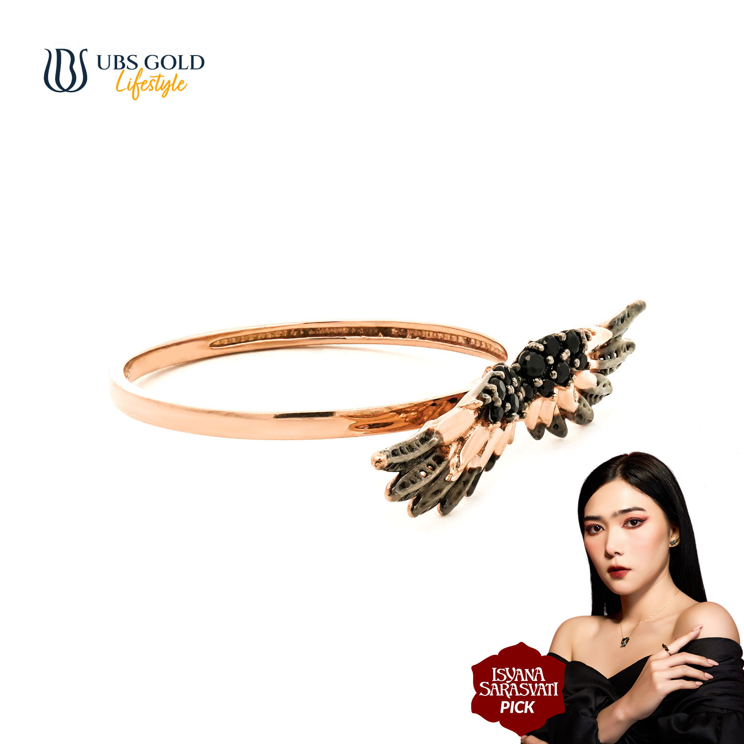 UBS Gold Cincin Emas Isyana Akasa - Cdc0911 - 17K