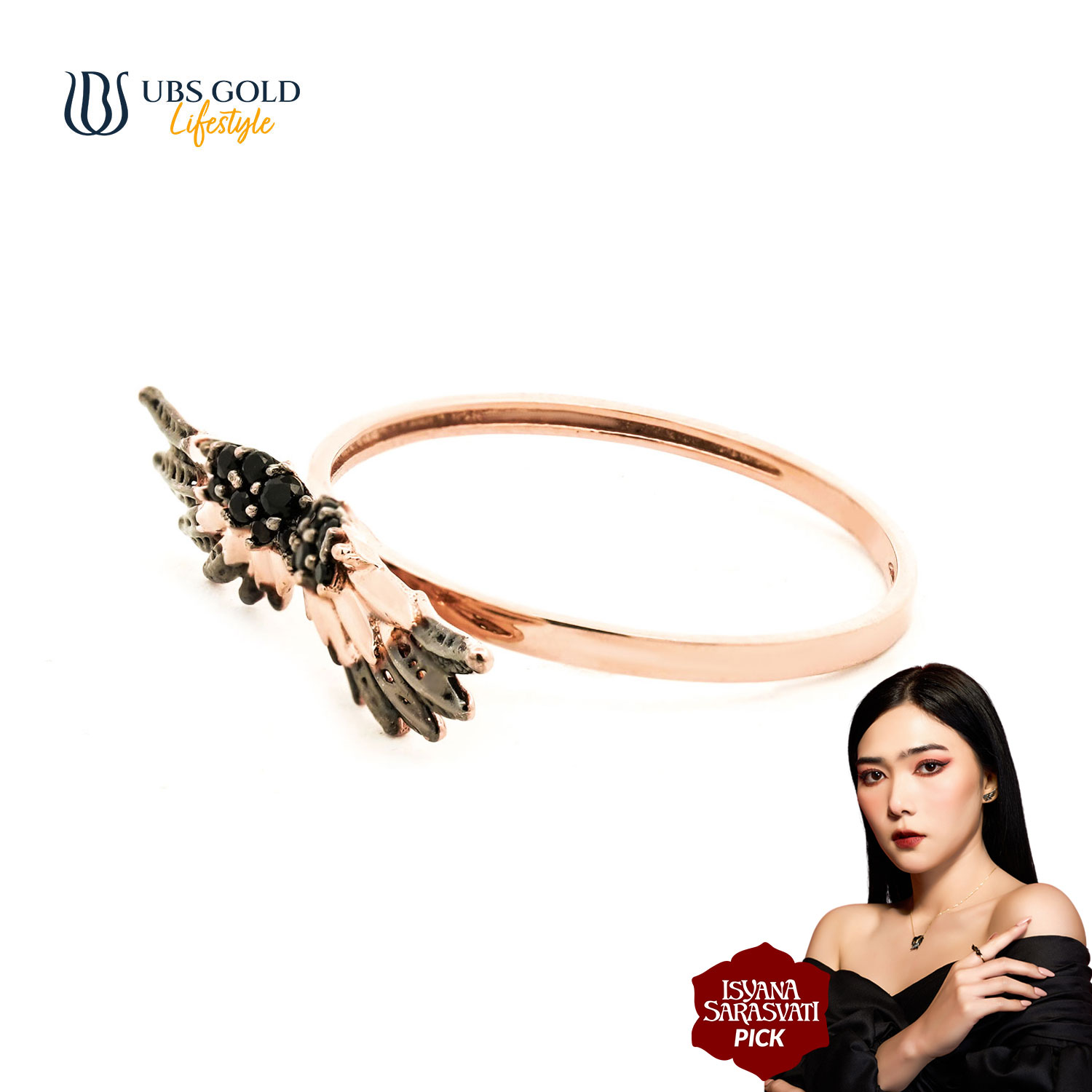 UBS Gold Cincin Emas Isyana Akasa - Cdc0911 - 17K