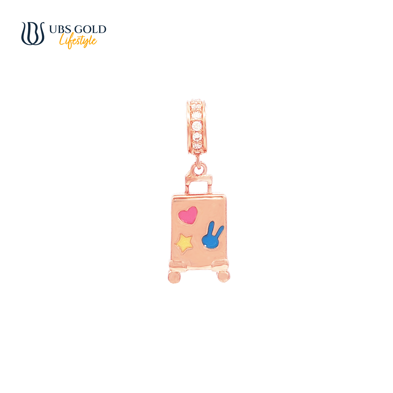 UBS Gold Liontin Emas World Tour Italia Charmee - Cdl0249 - 17K