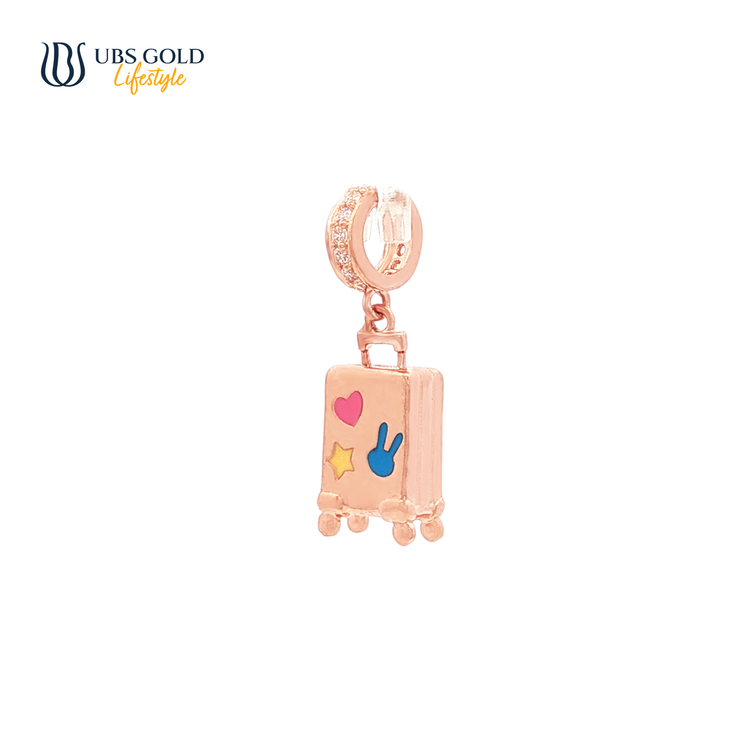 UBS Gold Liontin Emas World Tour Italia Charmee - Cdl0249 - 17K