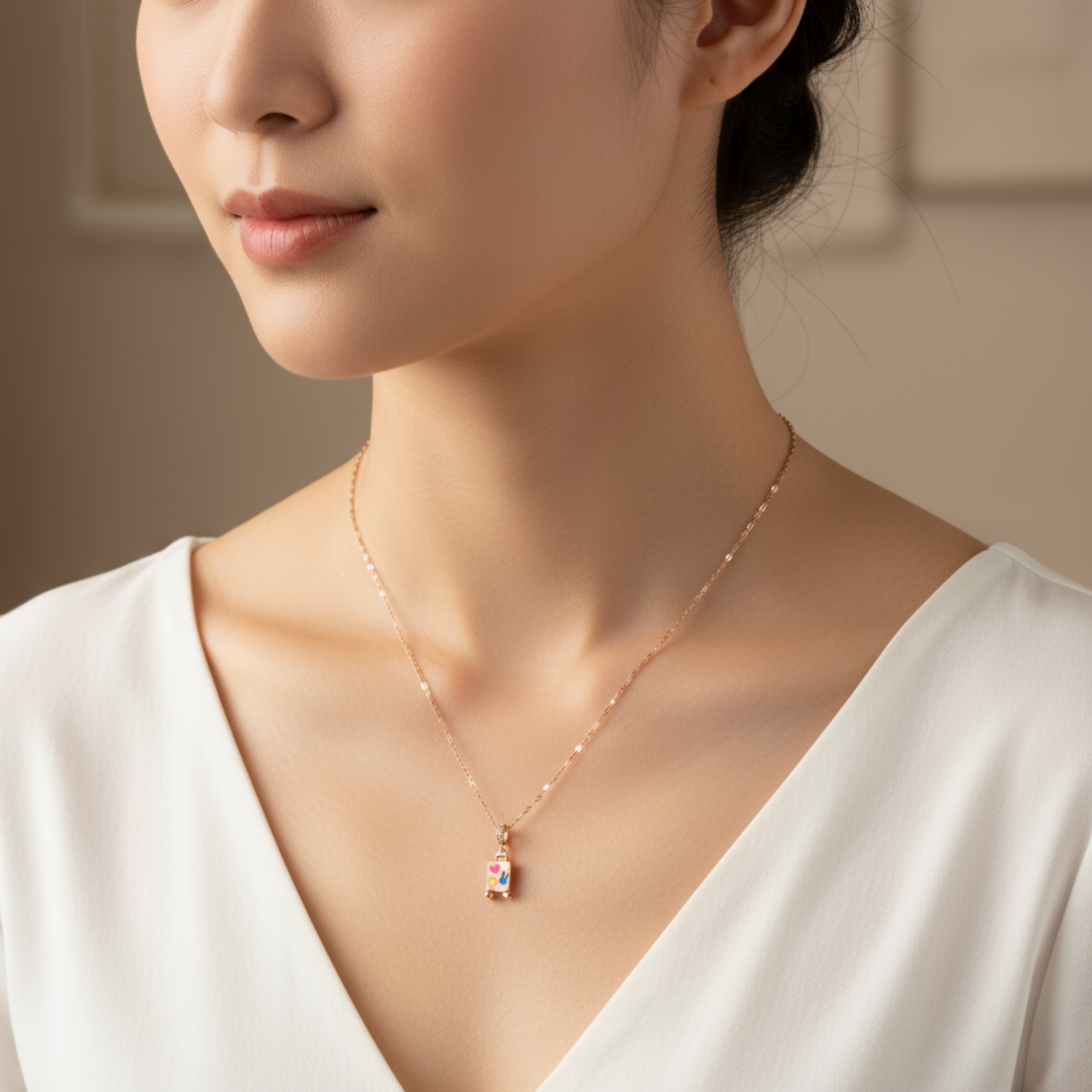 UBS Gold Liontin Emas World Tour Italia Charmee - Cdl0249 - 17K