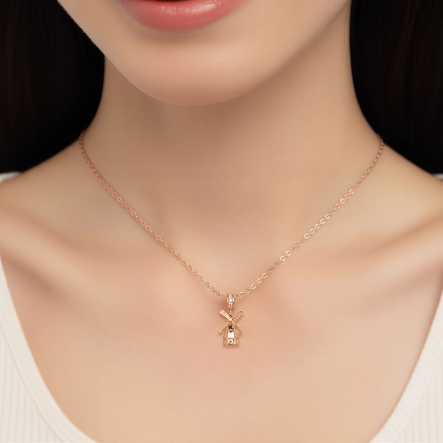 UBS Gold Liontin Emas World Tour Holland Charmee - Cdl0255 - 17K