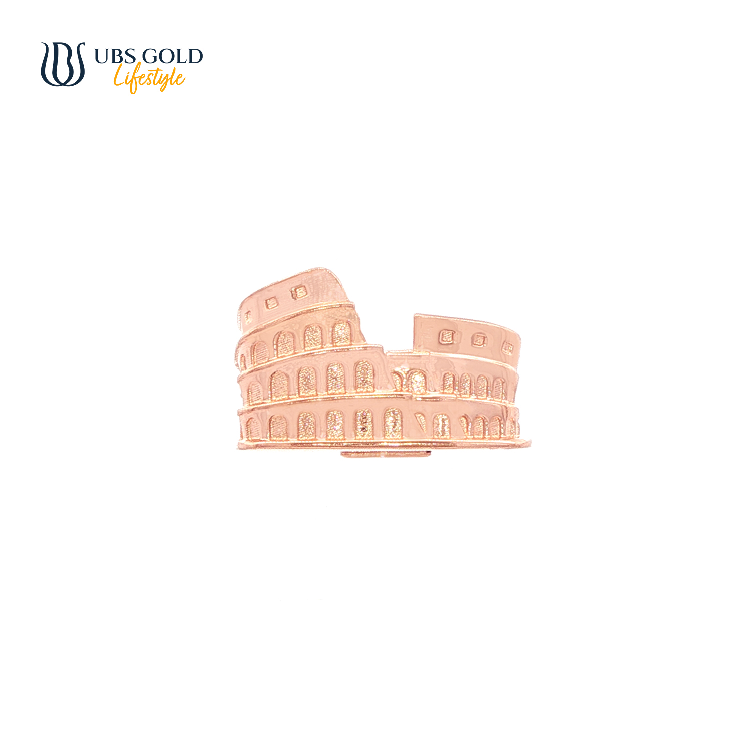 UBS Gold Liontin Emas World Tour Italia Charmee - Cdm0343 - 17K