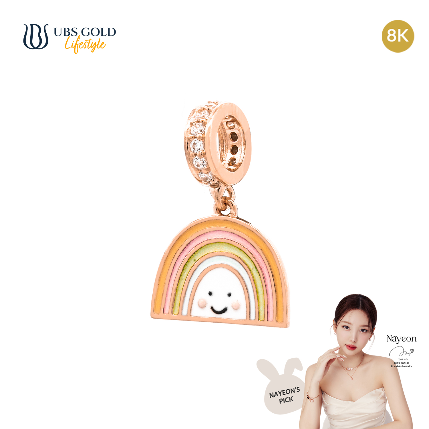 UBS Gold Liontin Emas Charmee - Clb3729K - 8K