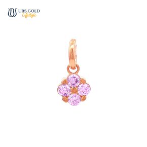 UBS Gold Liontin Emas Birthstone - Clb3763-2 - 17K - Feb