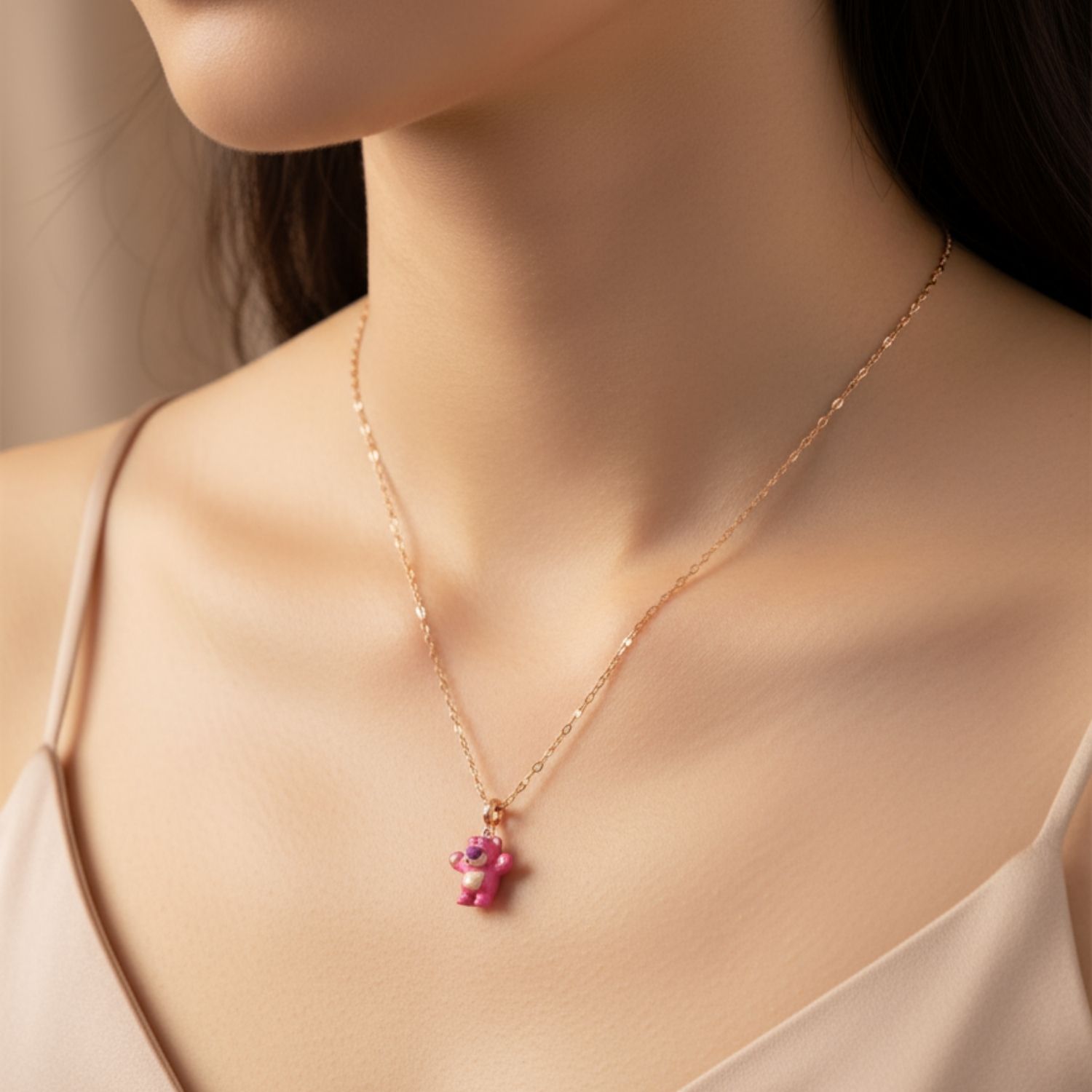 UBS Gold Liontin Emas Disney Lotso Sweetie - Cly0072 - 17K