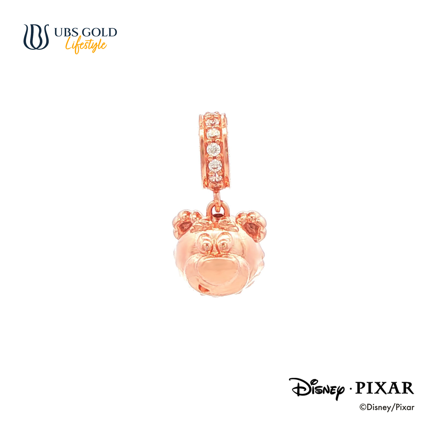 UBS Gold Liontin Emas Disney Lotso Sweetie - Cly0073 - 17K