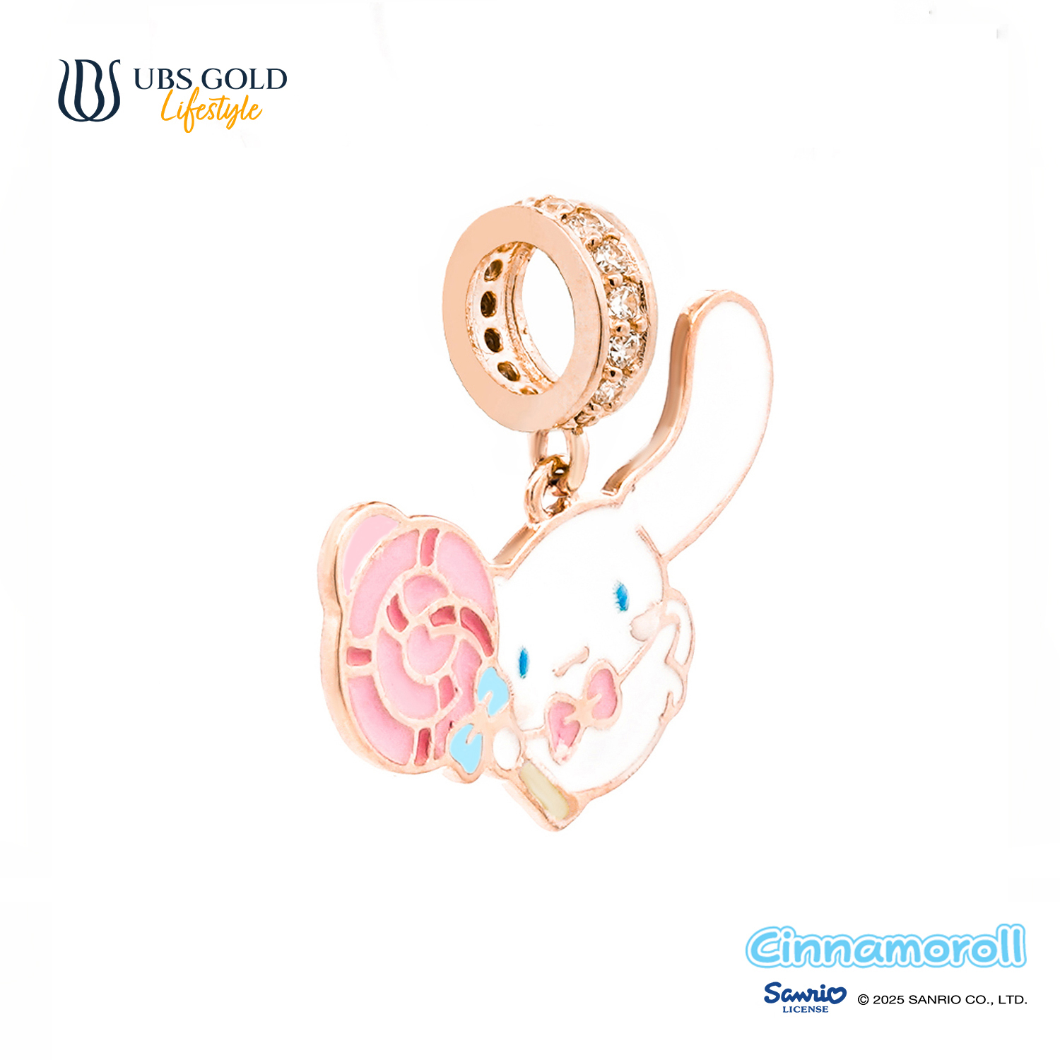 UBS Gold Liontin Emas Sanrio Cinnamoroll Sweetie - Cmz0031 - 17K