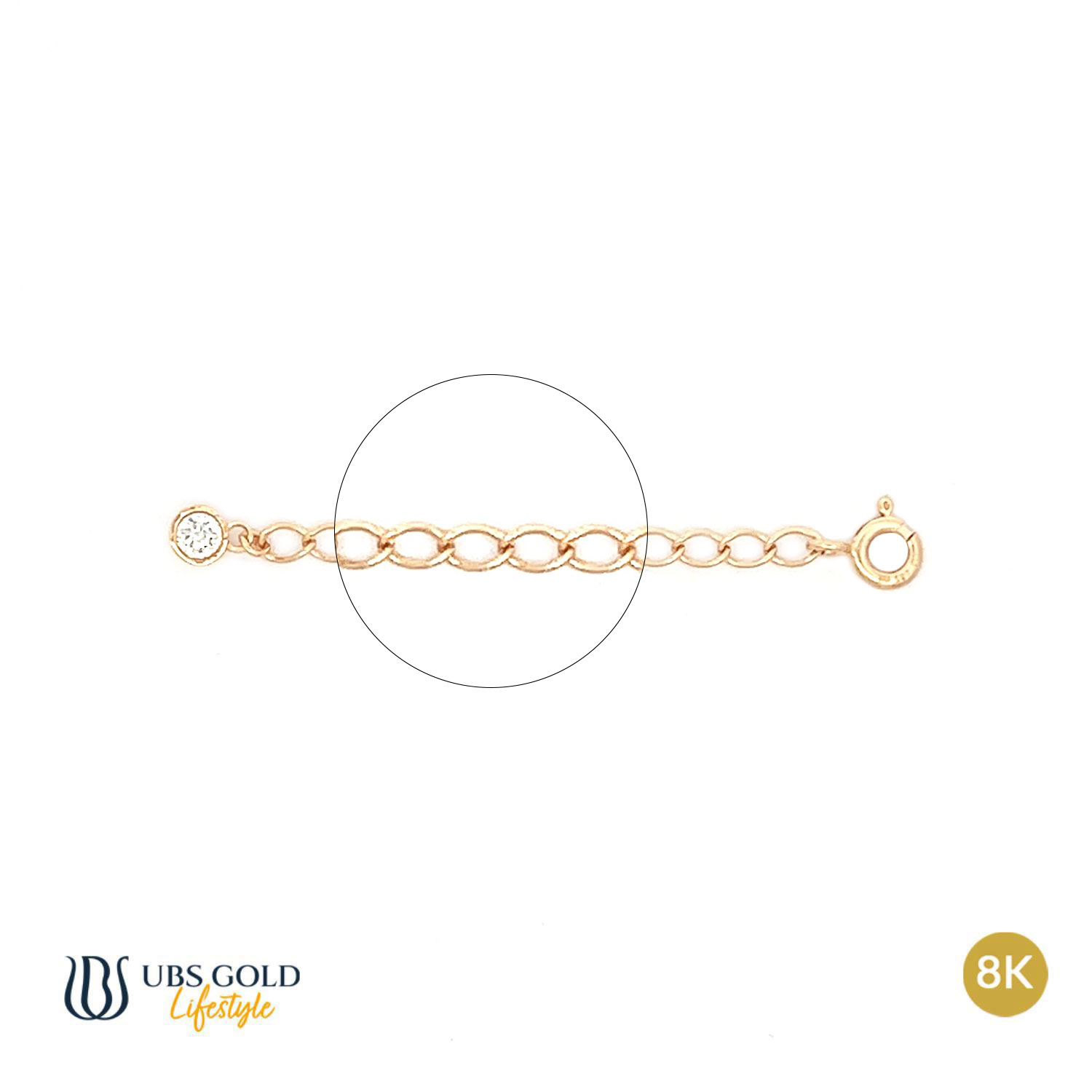 UBS Gold Extender Kalung Emas - Gwvo000045K - 8K