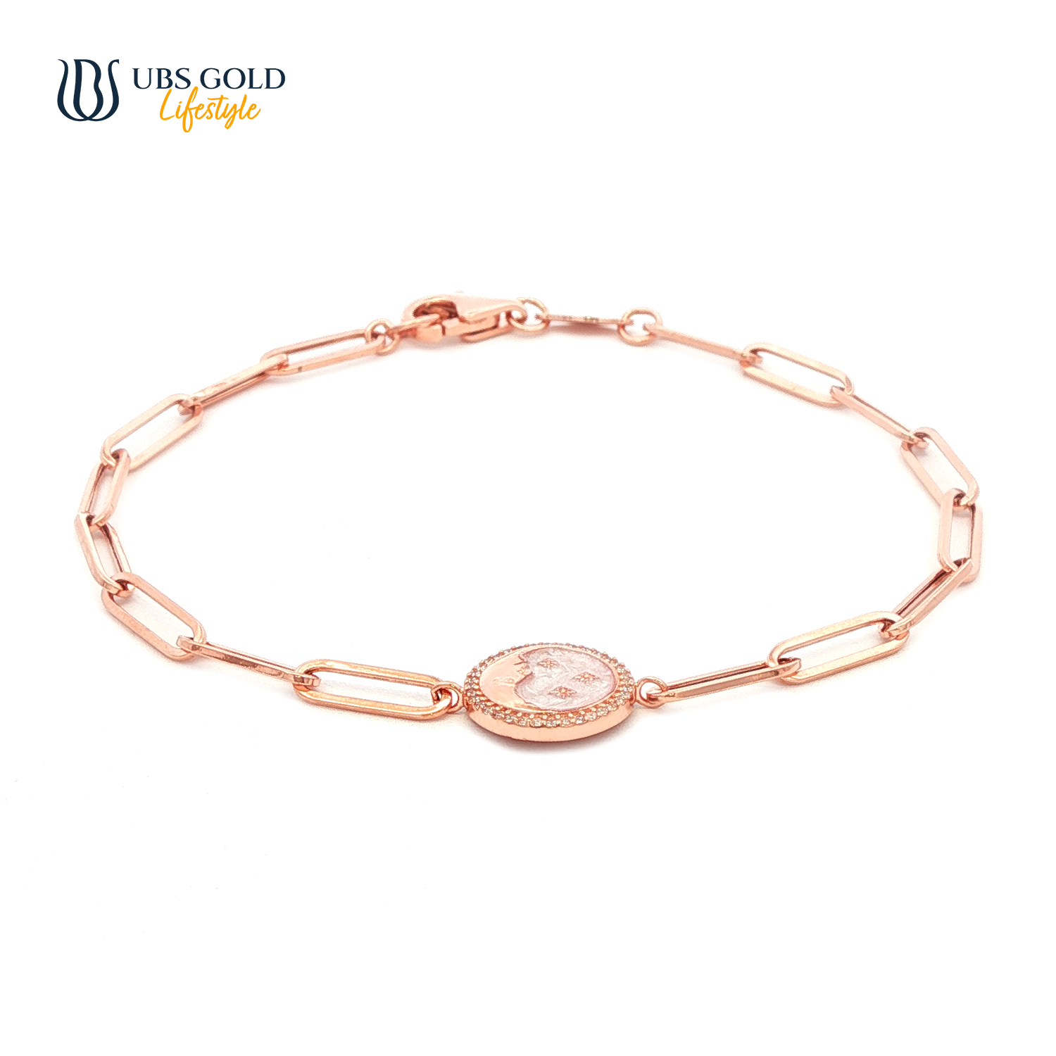 UBS Gold Gelang Emas Paperlina - Hgv7097 - 17K