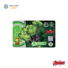 UBS Gold Logam Mulia Marvel Avengers Hulk 1 Gr