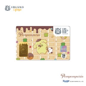 UBS Gold Logam Mulia Sanrio Pompompurin Choco 3 Gr